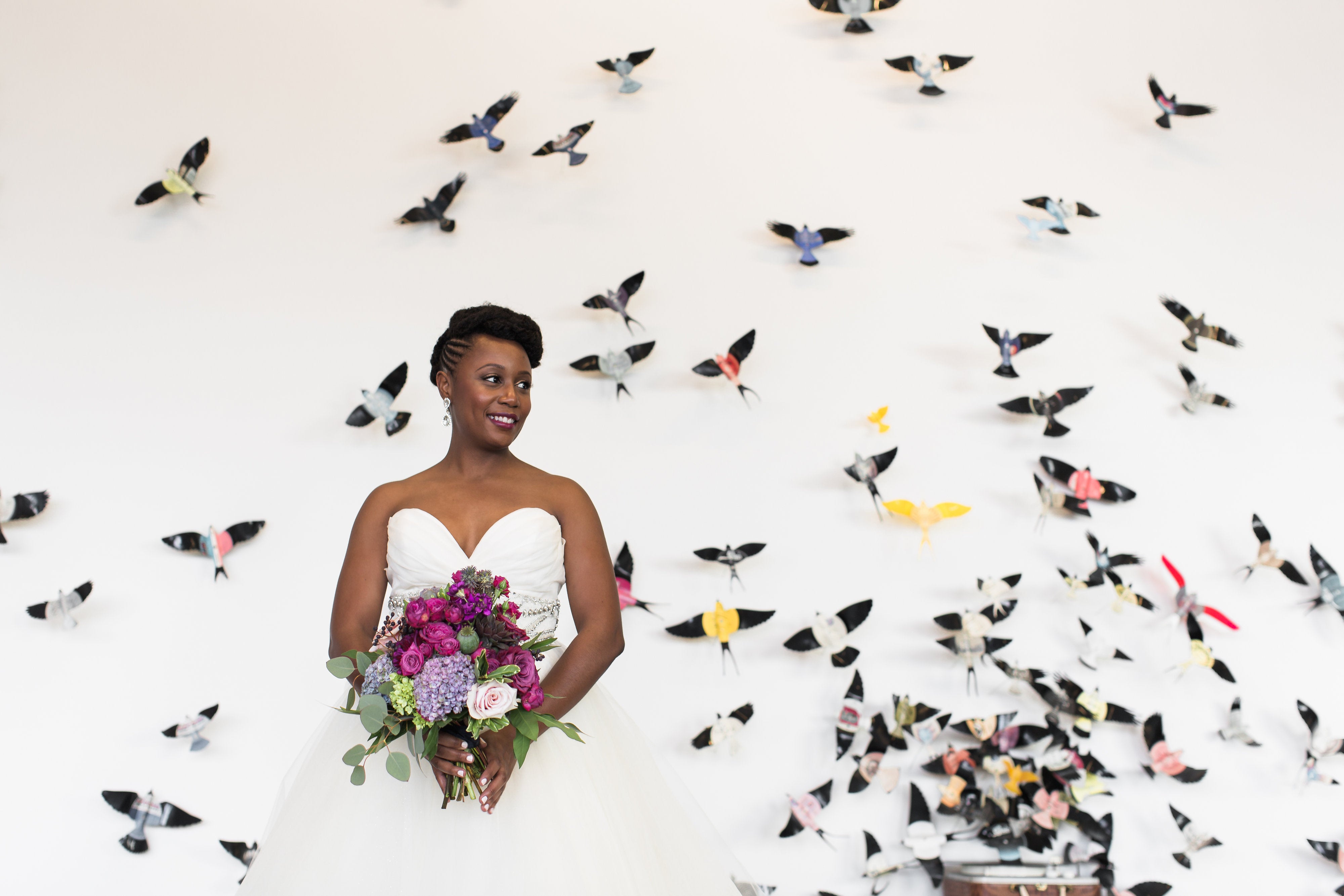 Bridal Bliss: Cottrell And Niles' Modern Wedding Was Simply Marvelous
